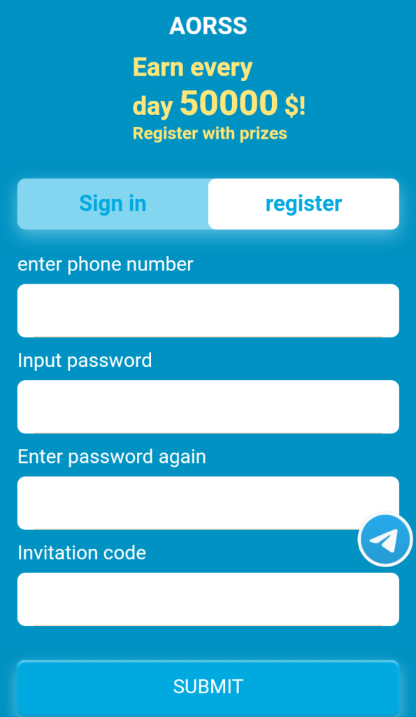 how to register on Aorss.meilidesh.top