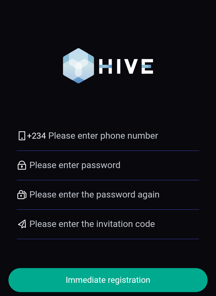 How to register on hiveblockchainng.com